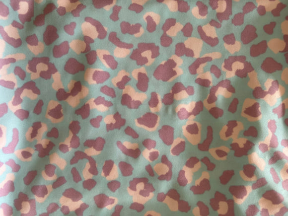 Pastel cheetah swim