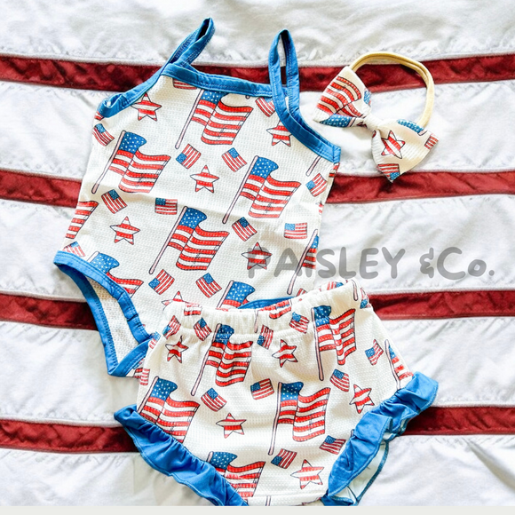 American flag outfit